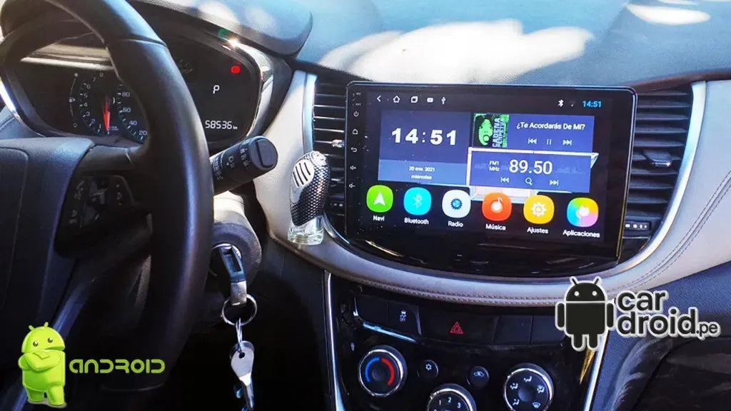 Radio Android Chevrolet Tracker 2017 - 2020 Radio Android Homologada, pantalla táctil, modelo original, instalada