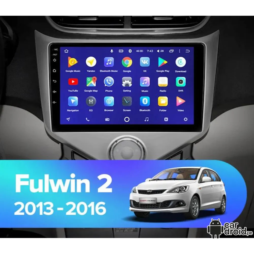 chery fullwin2 9p 2012-2018 - 6GB RAM - 128GB - Radio Android