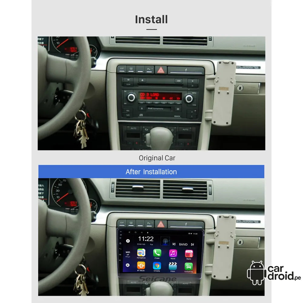 audi a4 CANBUS 2002-2008 - 6GB RAM - 128GB - Radio Android