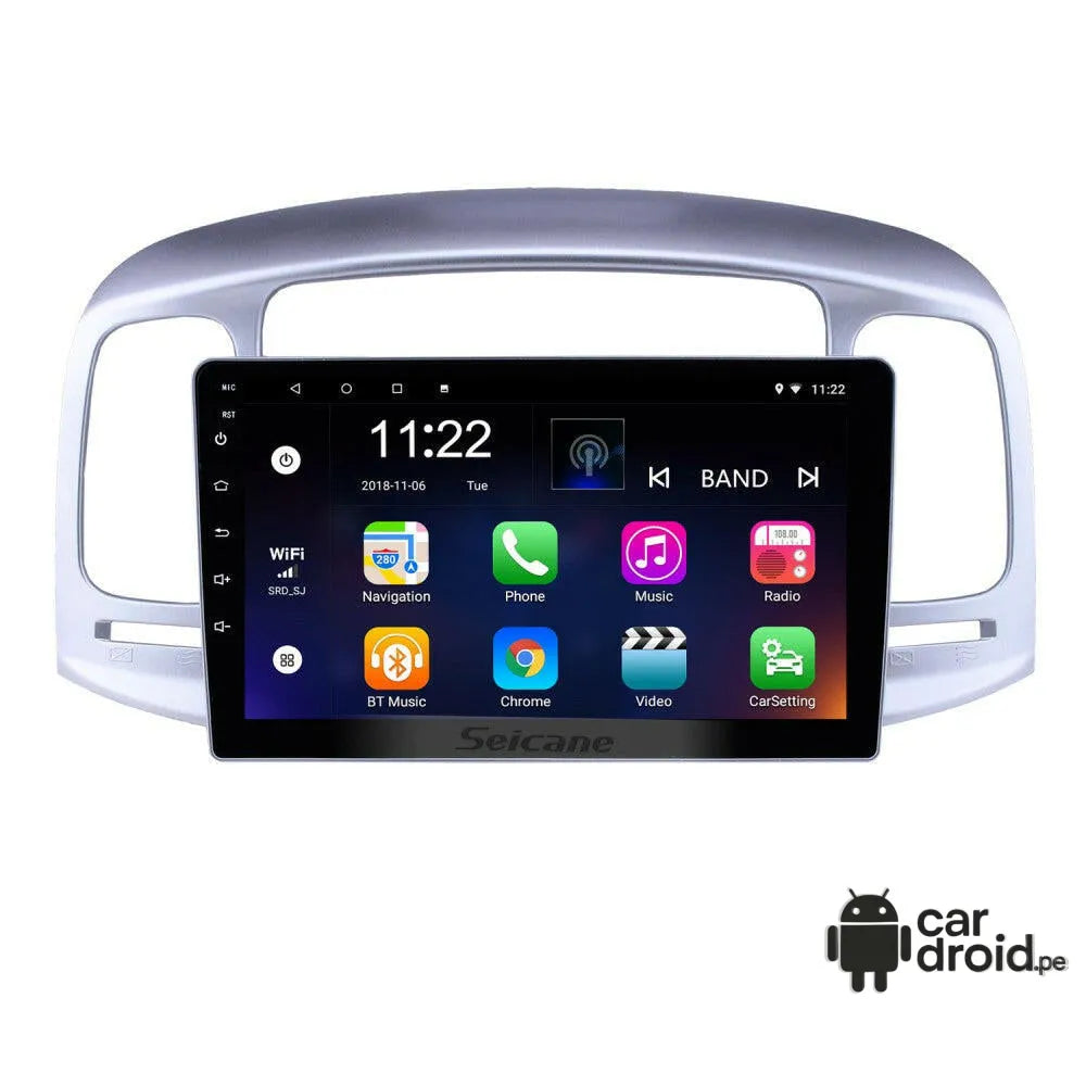 Radio Android Hyundai Accent 2008 - 2012 Radio Android, pantalla táctil, modelo original, instalada