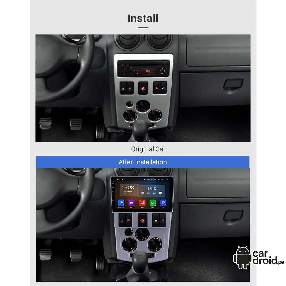renault logan CANBUS 2004-2008 - 6GB RAM - 128GB - Radio Android
