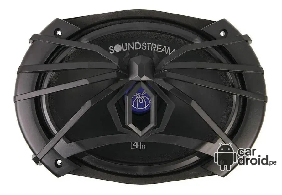 Radio Android Parlantes Ovalados SoundStream SM.690, pantalla táctil, modelo original, instalada