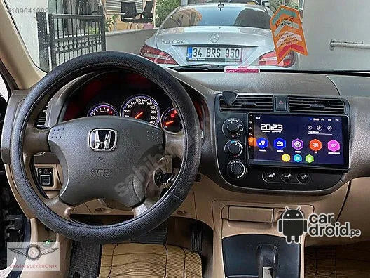 Radio Android Honda Civic 2001 - 2005 Radio Android Homologada, pantalla táctil, modelo original, instalada