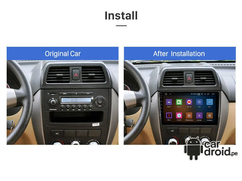 Radio Android DFSK C37 2012 - 2020 Radio Android Homologada, pantalla táctil, modelo original, instalada