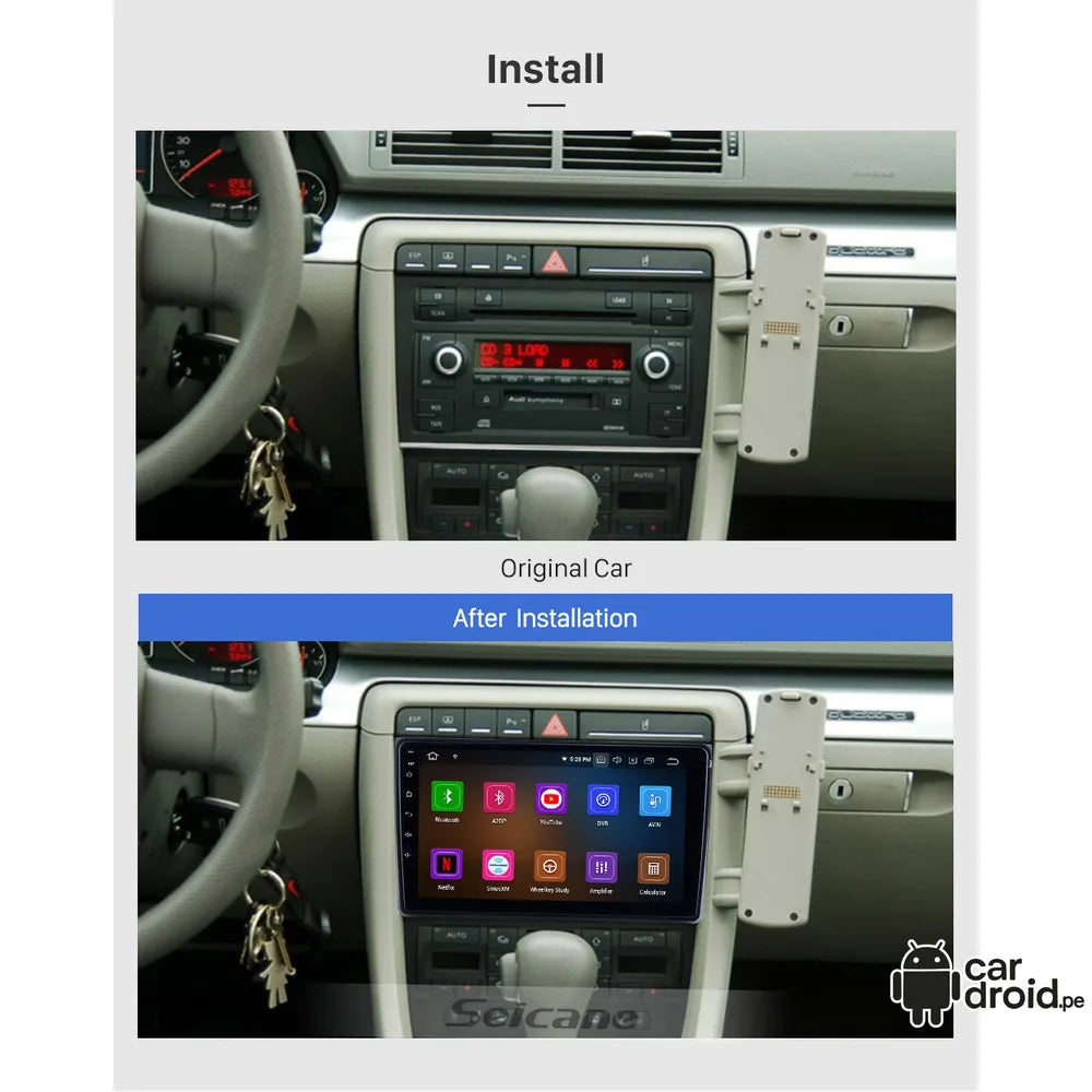 audi a4  CANBUS 2002-2008 - 6GB RAM - 128GB - Radio Android