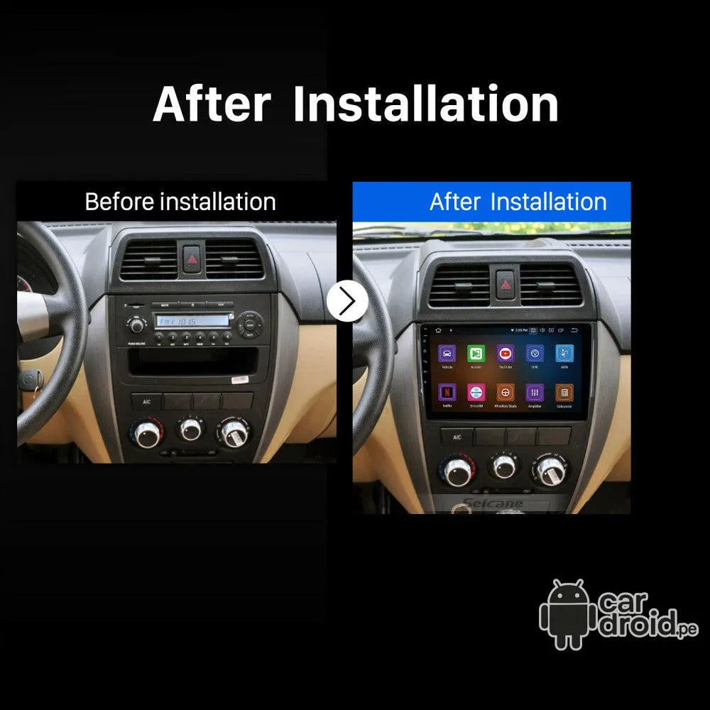 Radio Android DFSK C37 2012 - 2020 Radio Android Homologada, pantalla táctil, modelo original, instalada