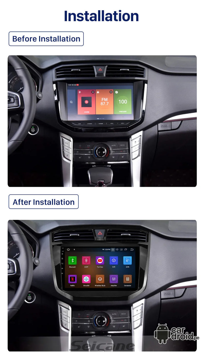 Radio Android Maxus t70 2021 - 2024 Radio Android Homologada, pantalla táctil, modelo original, instalada
