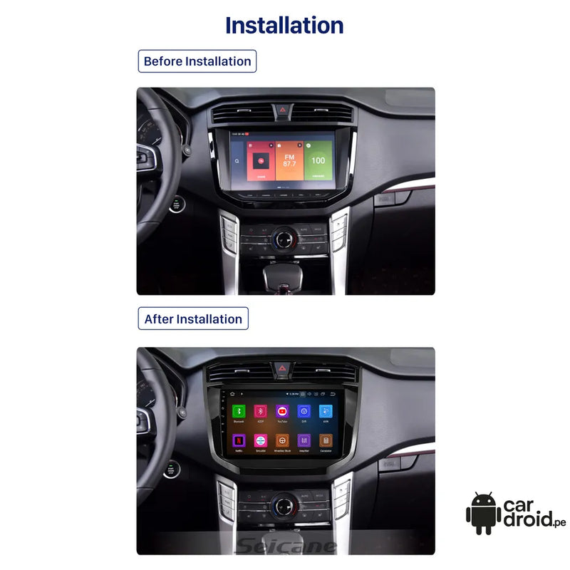 maxus t70 2018-2023 - 6GB RAM - 128GB - Radio Android