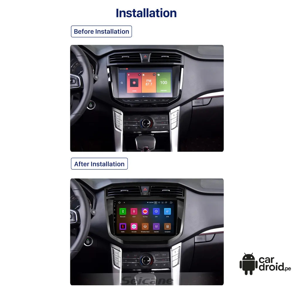 maxus t70 2018-2023 - 6GB RAM - 128GB - Radio Android