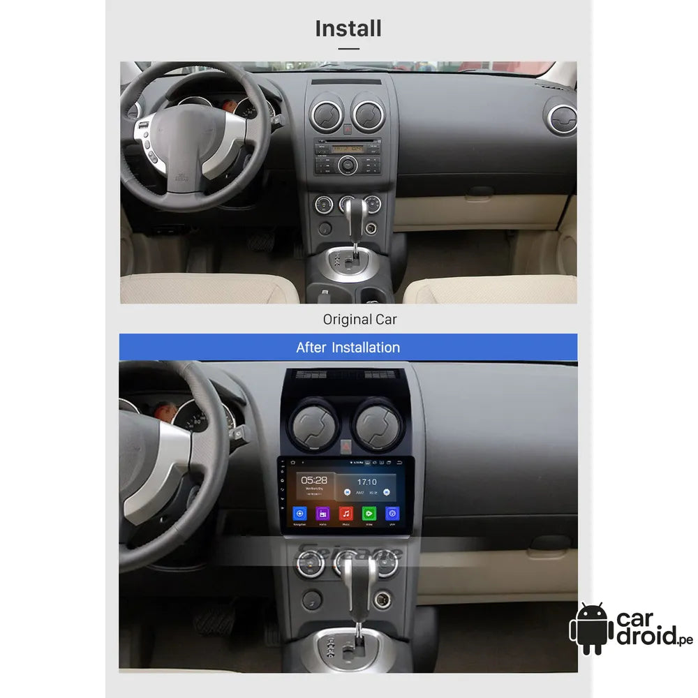 Nissan qashqai 2008-2014 - 6GB RAM - 128GB - Radio Android