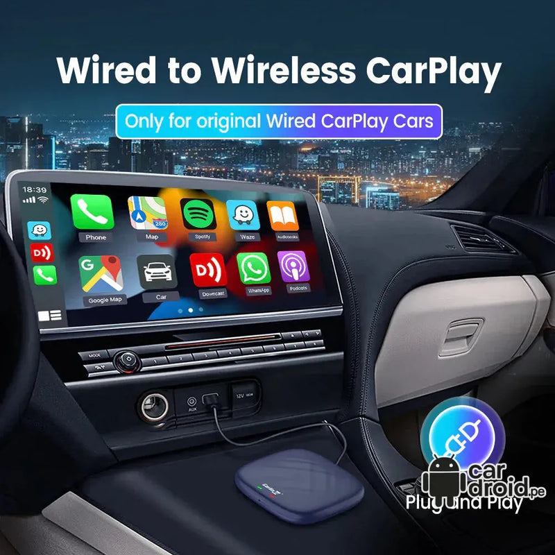 Radio Android Cardroid Box convertidor de Carplay en Android, pantalla táctil, modelo original, instalada