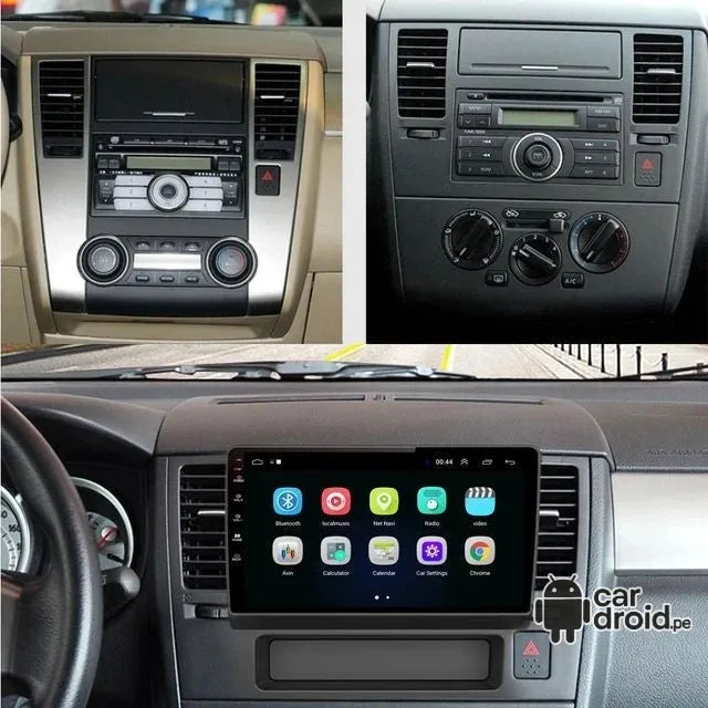 Radio Android Nissan Tiida 2004 - 2019 Radio Android Homologada, pantalla táctil, modelo original, instalada