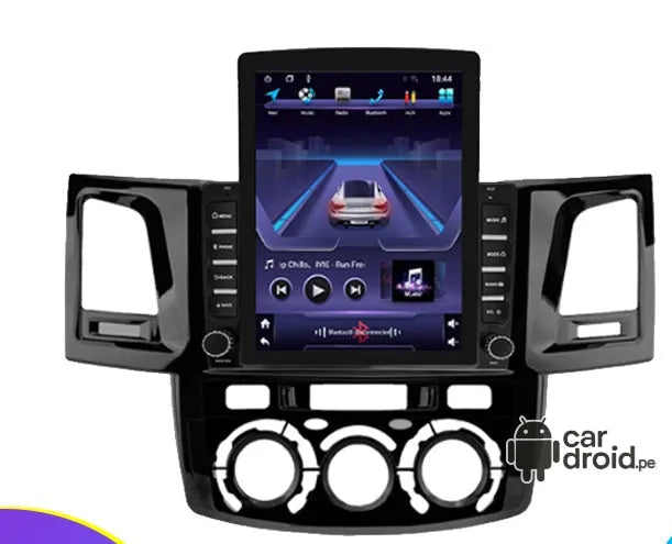 Radio Android Toyota Hilux 2012 - 2016 Radio Android Vertical Homologada, pantalla táctil, modelo original, instalada