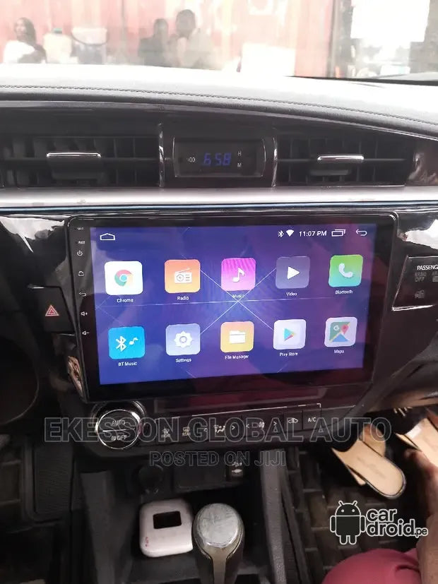 Radio Android Toyota Corolla 2013 - 2016 Radio Android Homologada, pantalla táctil, modelo original, instalada