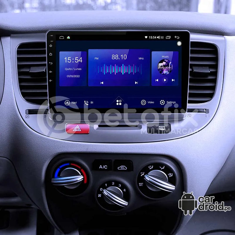 Radio Android Kia Rio 2006 - 2010 Radio Android Homologada, pantalla táctil, modelo original, instalada