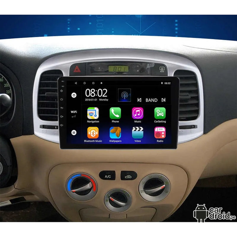 Hyundai accent 2008 - 2012 - 6GB RAM - 128GB - Radio Android