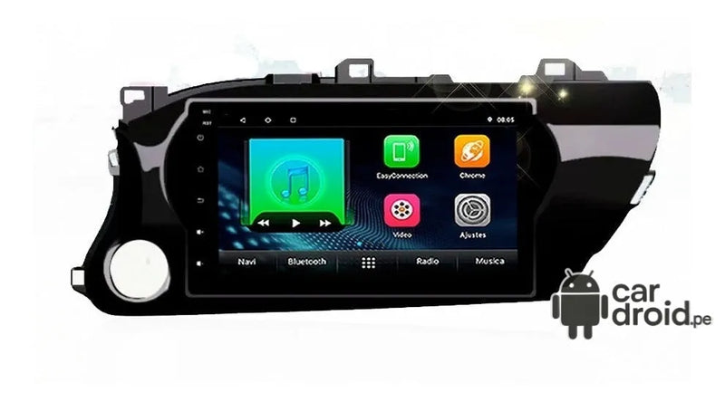 Radio Android Toyota Hilux 2018 - 2023 Radio Android Homologada, pantalla táctil, modelo original, instalada