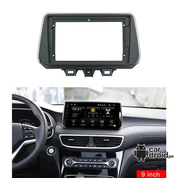 Radio Android Consola Hyundai Tucson 2018 9" pulgadas, pantalla táctil, modelo original, instalada