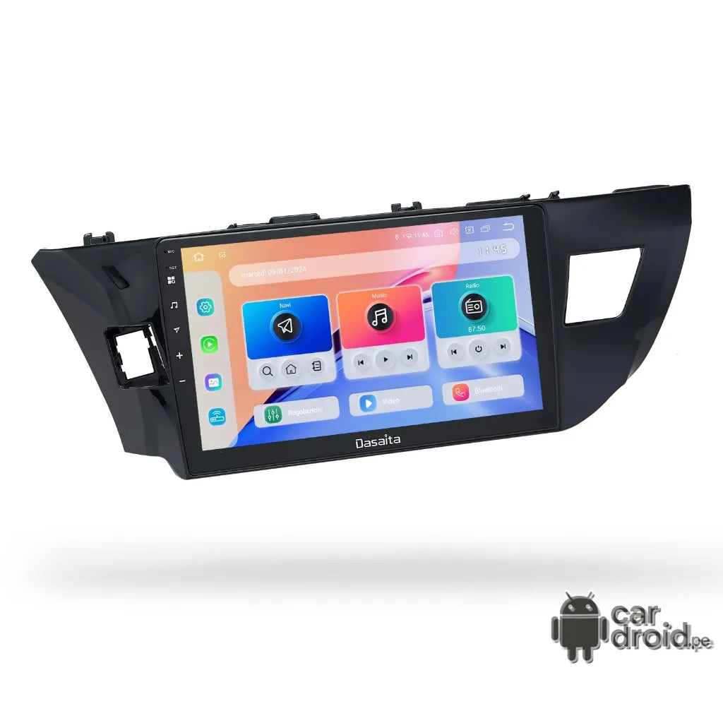 Radio Android Toyota Corolla 2013 - 2016 Radio Android Homologada, pantalla táctil, modelo original, instalada