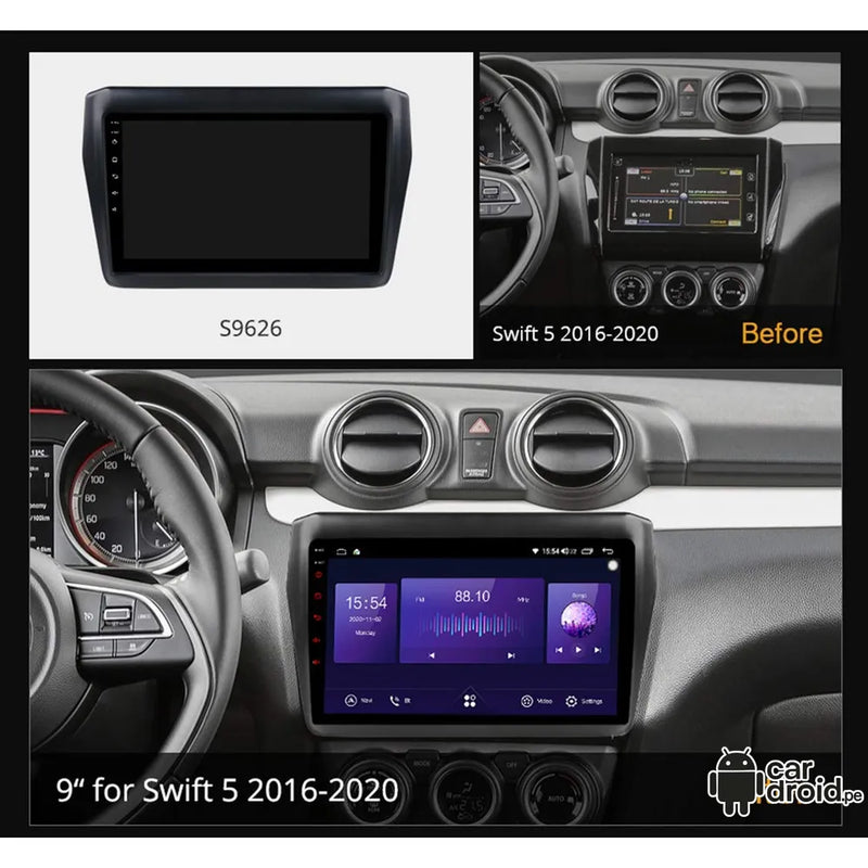 Susuki swift 2018-2022 - 6GB RAM - 128GB - Radio Android
