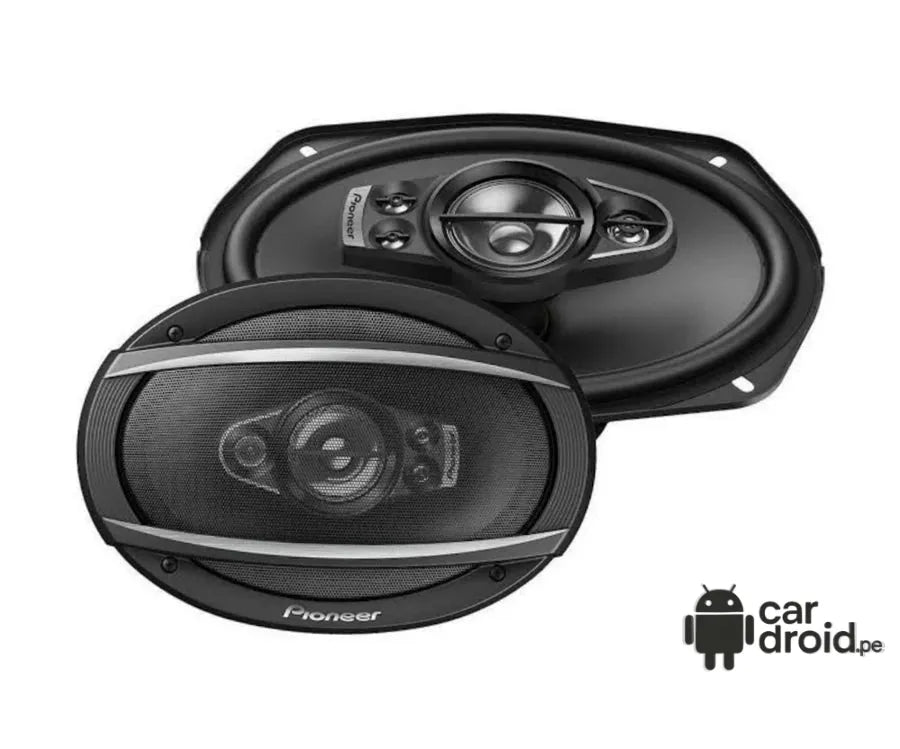 Radio Android Parlante Ovalado Pioneer 6x9" 750W Pentaxial Ts-A6997S, pantalla táctil, modelo original, instalada