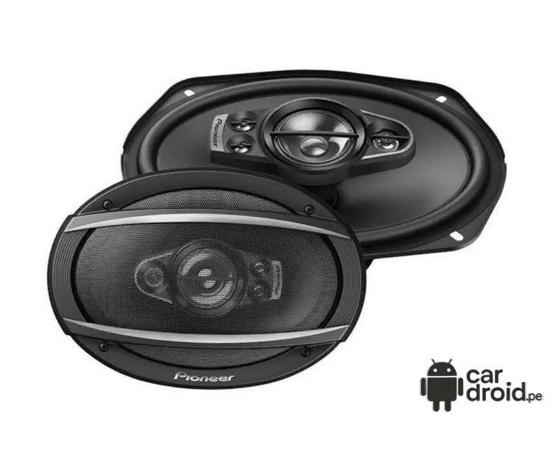Radio Android Parlante Ovalado Pioneer 6x9" 750W Pentaxial Ts-A6997S, pantalla táctil, modelo original, instalada