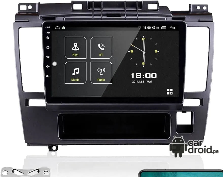 Radio Android Nissan Tiida 2004 - 2019 Radio Android Homologada, pantalla táctil, modelo original, instalada