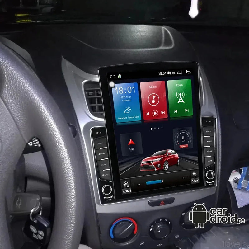 Radio Android Chevrolet Sail 2012 - 2015 Radio Android Vertical Homologada, pantalla táctil, modelo original, instalada