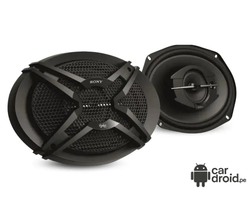 Radio Android Parlantes Ovalados Sony XS-GTF6939 420W Triaxiales, pantalla táctil, modelo original, instalada