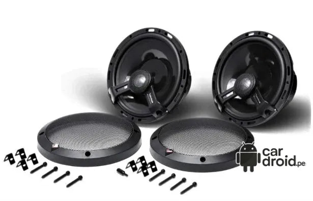 Radio Android Parlante ROCKFORD T1 650 POWER, pantalla táctil, modelo original, instalada