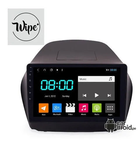 Radio Android Hyundai Tucson 2012 - 2015 Radio Android Homologada, pantalla táctil, modelo original, instalada