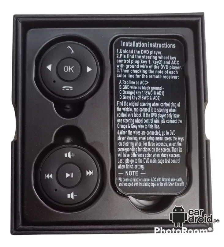 Radio Android Controles de timon Inalambricos - Luminosos (par), pantalla táctil, modelo original, instalada