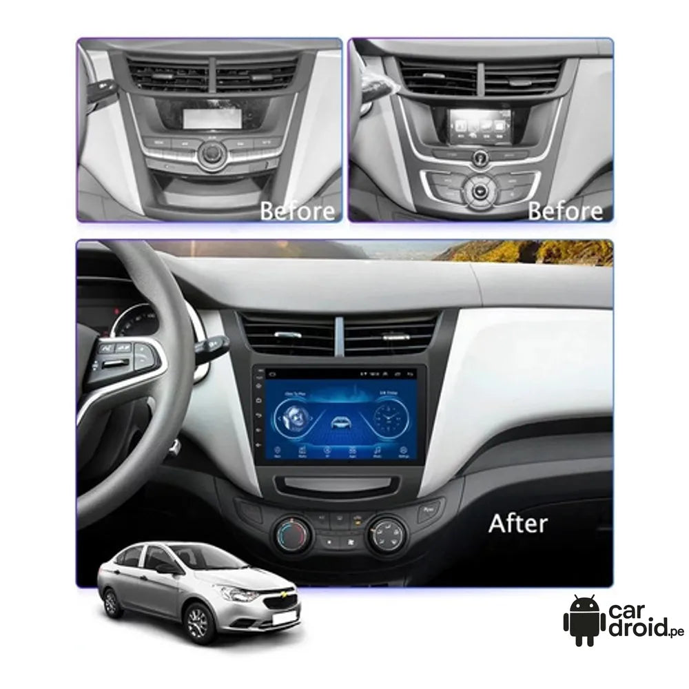 Chevrolet sail 2015 - 2019 - 6GB RAM - 128GB - Radio Android