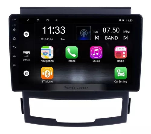 SSangYong Korando 2009 - 2013 Radio Android Homologada