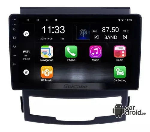 Radio Android SSangYong Korando 2009 - 2013 Radio Android Homologada, pantalla táctil, modelo original, instalada