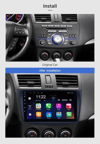 Mazda 3 2009 - 2013 Radio Android Homologada