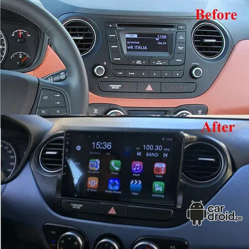 Radio Android Hyundai i10 2012 - 2019 Radio Android Homologada, pantalla táctil, modelo original, instalada