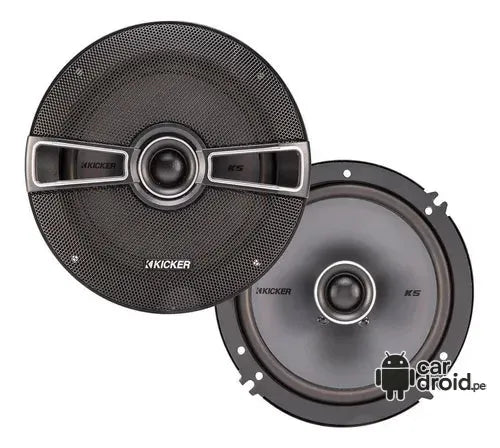 Radio Android Parlante Kicker KSC650 100RMS, pantalla táctil, modelo original, instalada