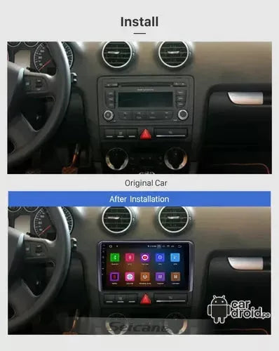Radio Android Audi A3 2008 Radio Android Homologada, pantalla táctil, modelo original, instalada