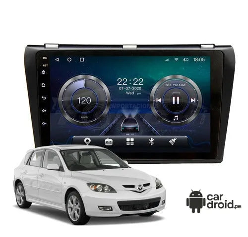 Radio Android Mazda 3 2009 - 2013 Radio Android Homologada, pantalla táctil, modelo original, instalada