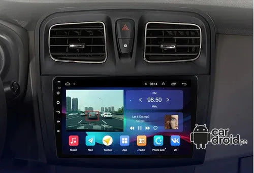 Radio Android Renault Logan 2016 - 2023 Radio Android Homologada, pantalla táctil, modelo original, instalada