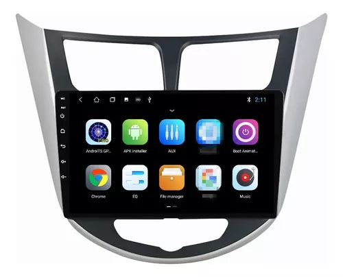 Hyundai Accent 2011 - 2018 Radio Android Homologada