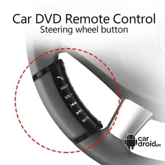 Radio Android Control de Timon inalámbrico tipo Pulsera 6 botones para radio android, pantalla táctil, modelo original, instalada