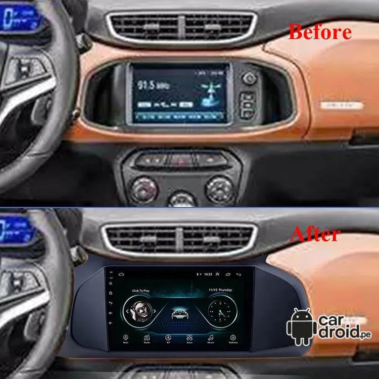 Radio Android Chevrolet Joy 2019 - 2024 Radio Android Homologada, pantalla táctil, modelo original, instalada
