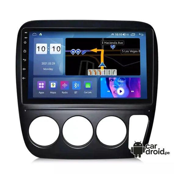 Radio Android Consola Honda CRV 9" pulgadas 1998, pantalla táctil, modelo original, instalada