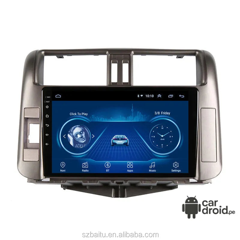 Radio Android Toyota Land Cruiser Prado 2010 - 2014 Radio Android Homologada, pantalla táctil, modelo original, instalada