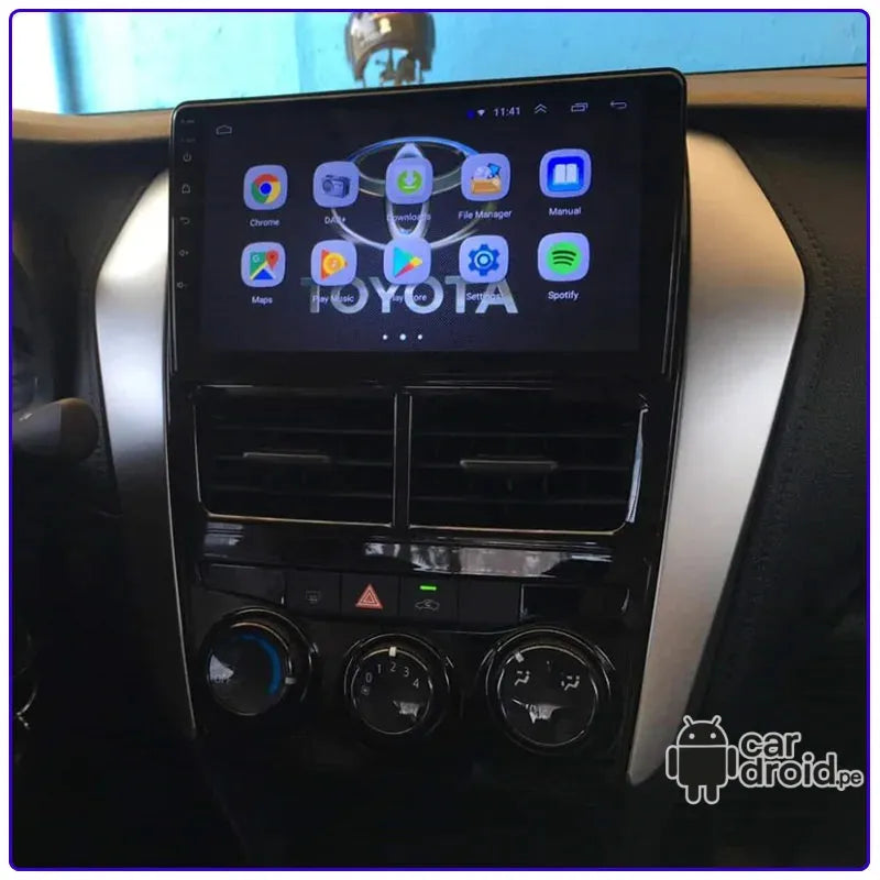 Radio Android Toyota Yaris 2018 - 2021 Radio Android Homologada, pantalla táctil, modelo original, instalada