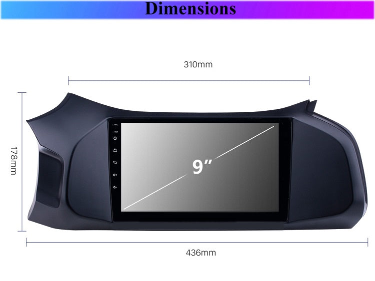 Chevrolet Joy 2019 - 2024 Radio Android Homologada