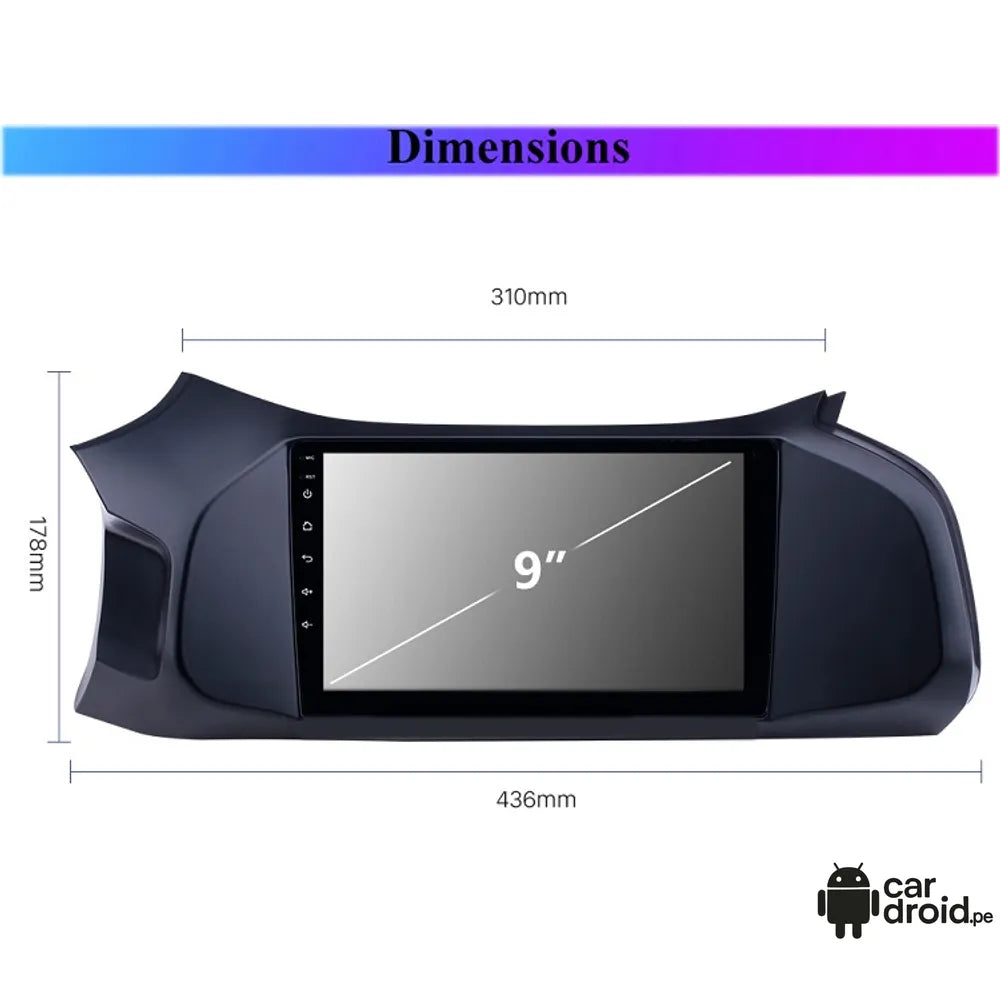 Chevrolet onix-Joy 2015-2021 - 6GB RAM - 128GB - Radio Android