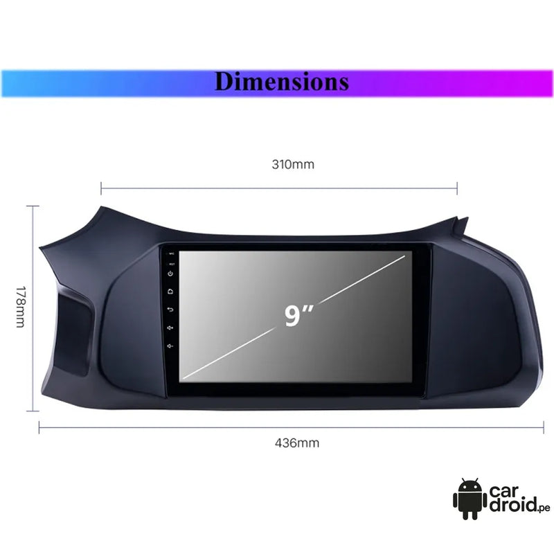 Chevrolet onix-Joy 2015-2021 - 6GB RAM - 128GB - Radio Android